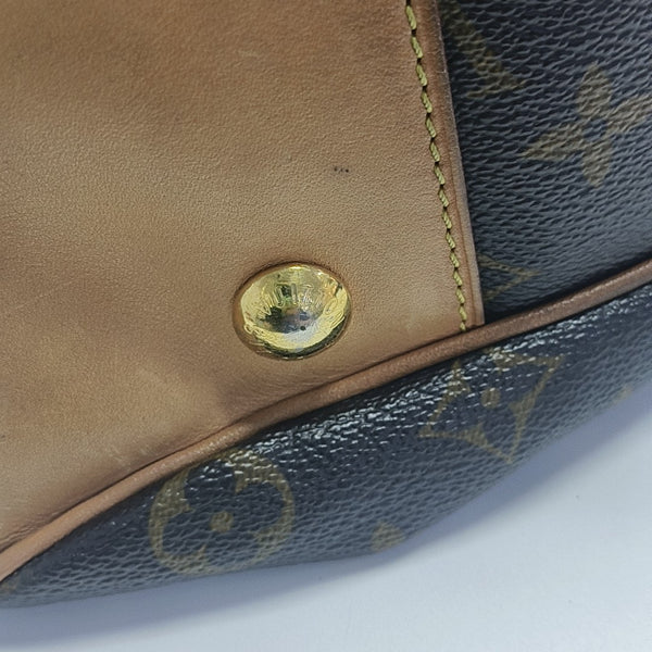 VINTAGE BOETIE PM Monogram Coated Canvas Brown
