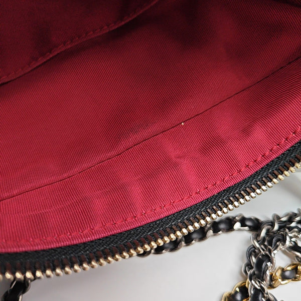 GABRIELLE Large Quilted Calfskin Black