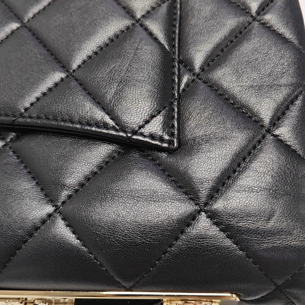 TRENDY CC Quilted Lambskin Black