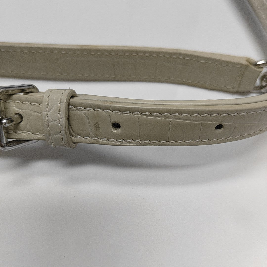 SAC DE JOUR Nano Calfskin White
