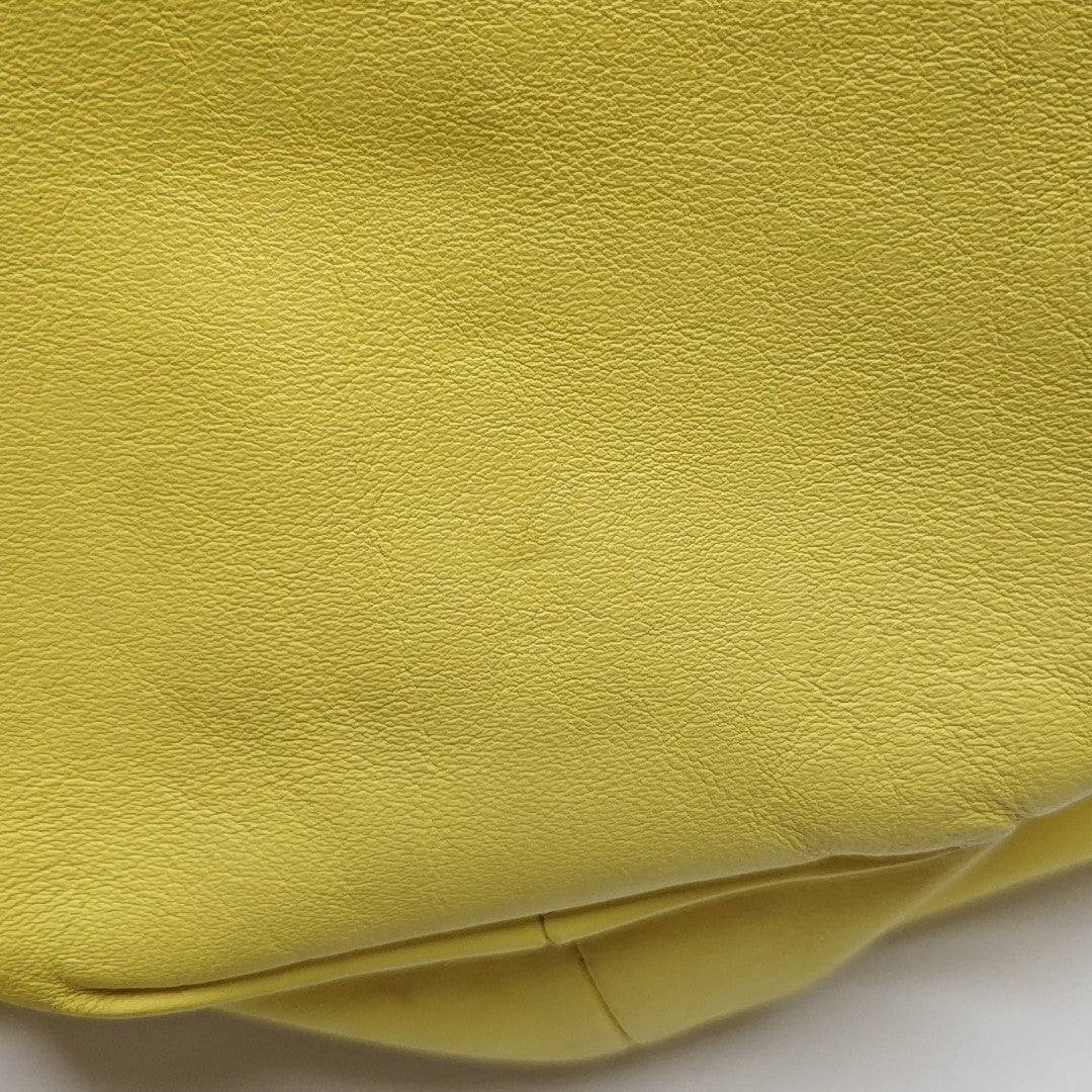 Double Knot Mini Calfskin Yellow