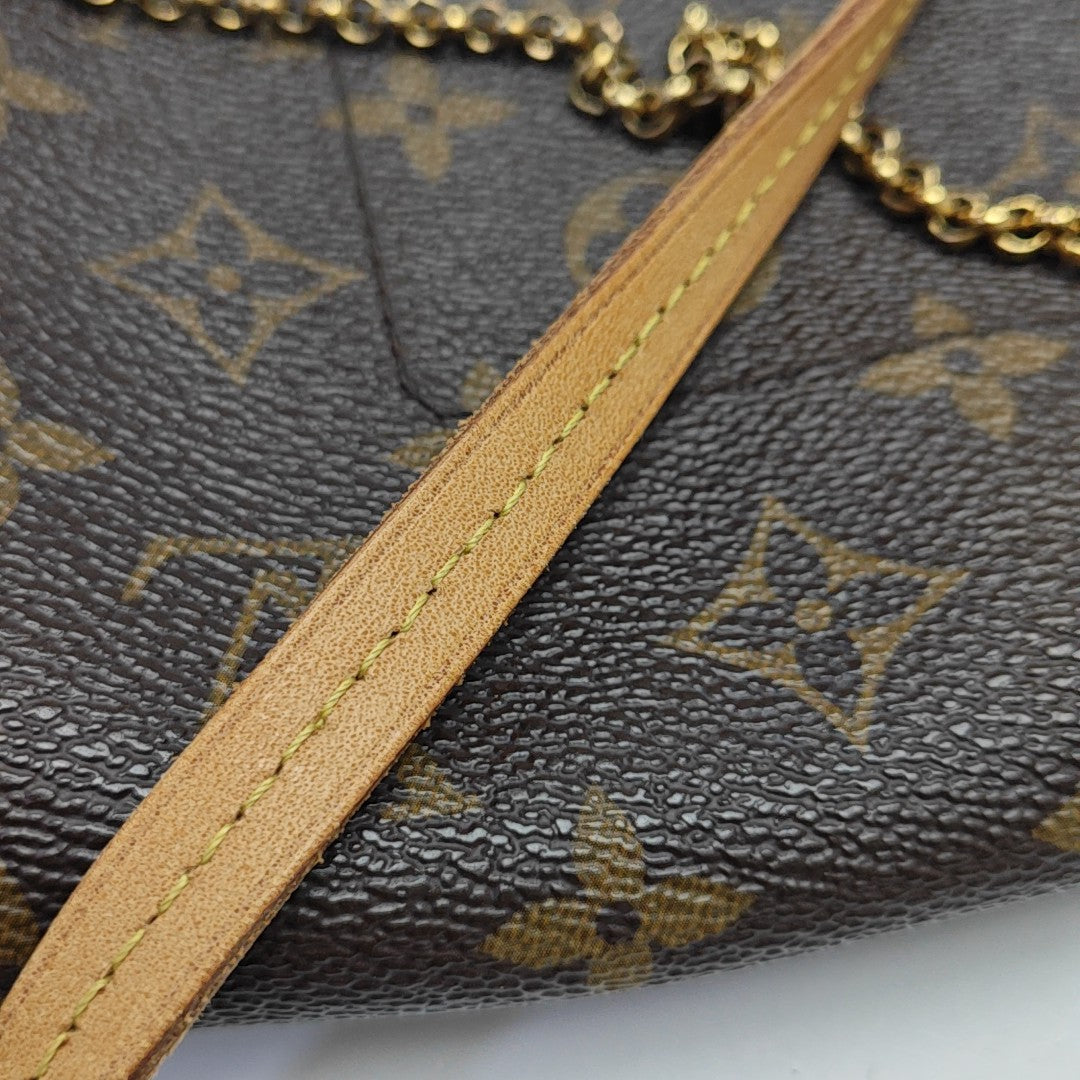 FAVORITE MM Monogram Coated Canvas Brown
