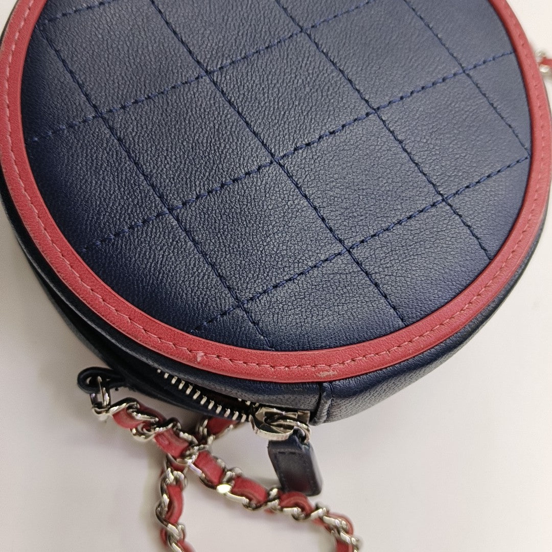 Quilted Lambskin Blue