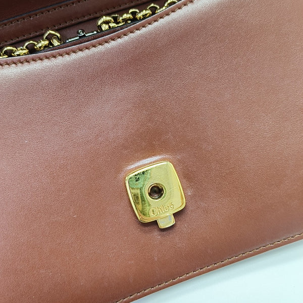 Chloé C Calfskin Brown