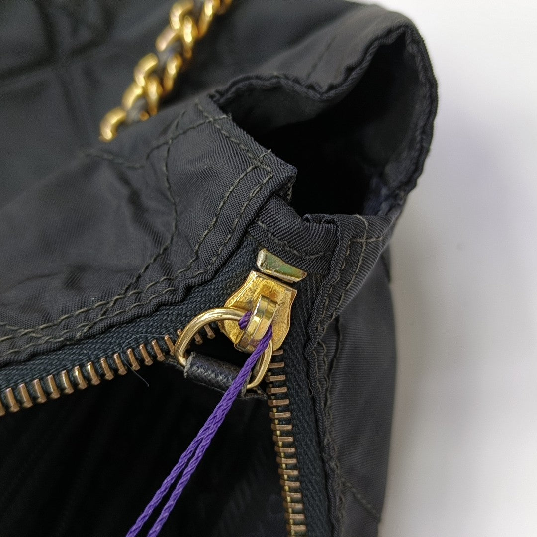 Re-Edition 1995 Chaîne Quilted Nylon Black