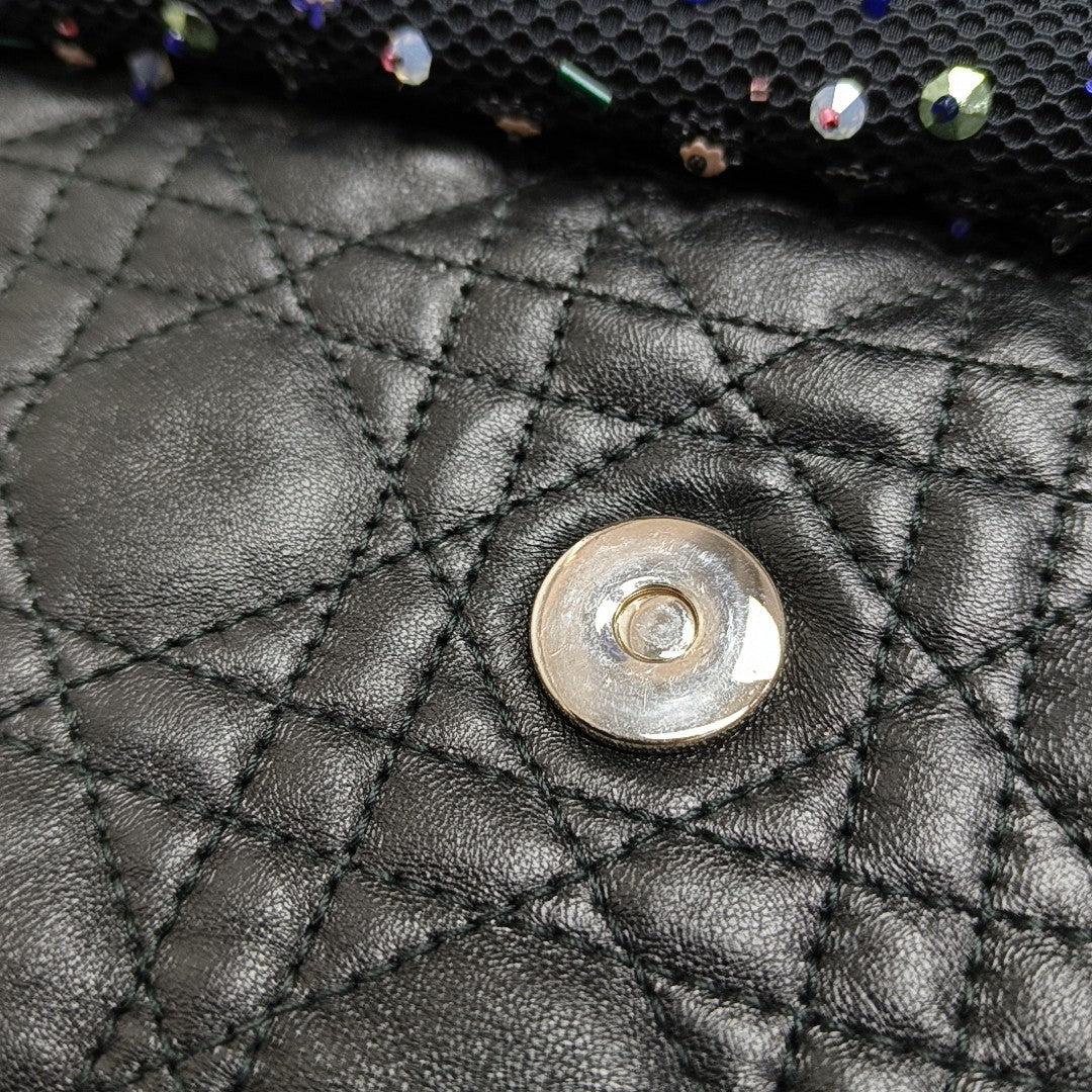 Cannage Lambskin Black