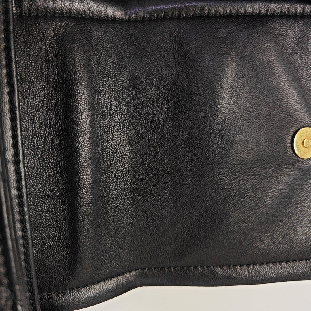 NOLITA Mini Quilted Lambskin Black