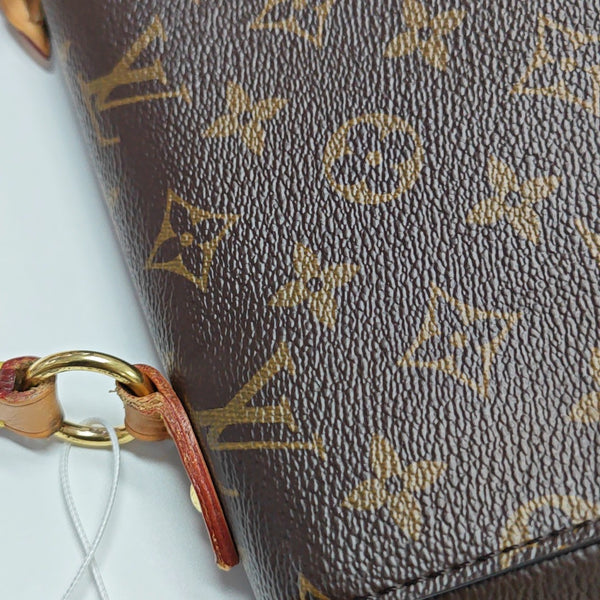 CLUNY BB Monogram Coated Canvas Brown