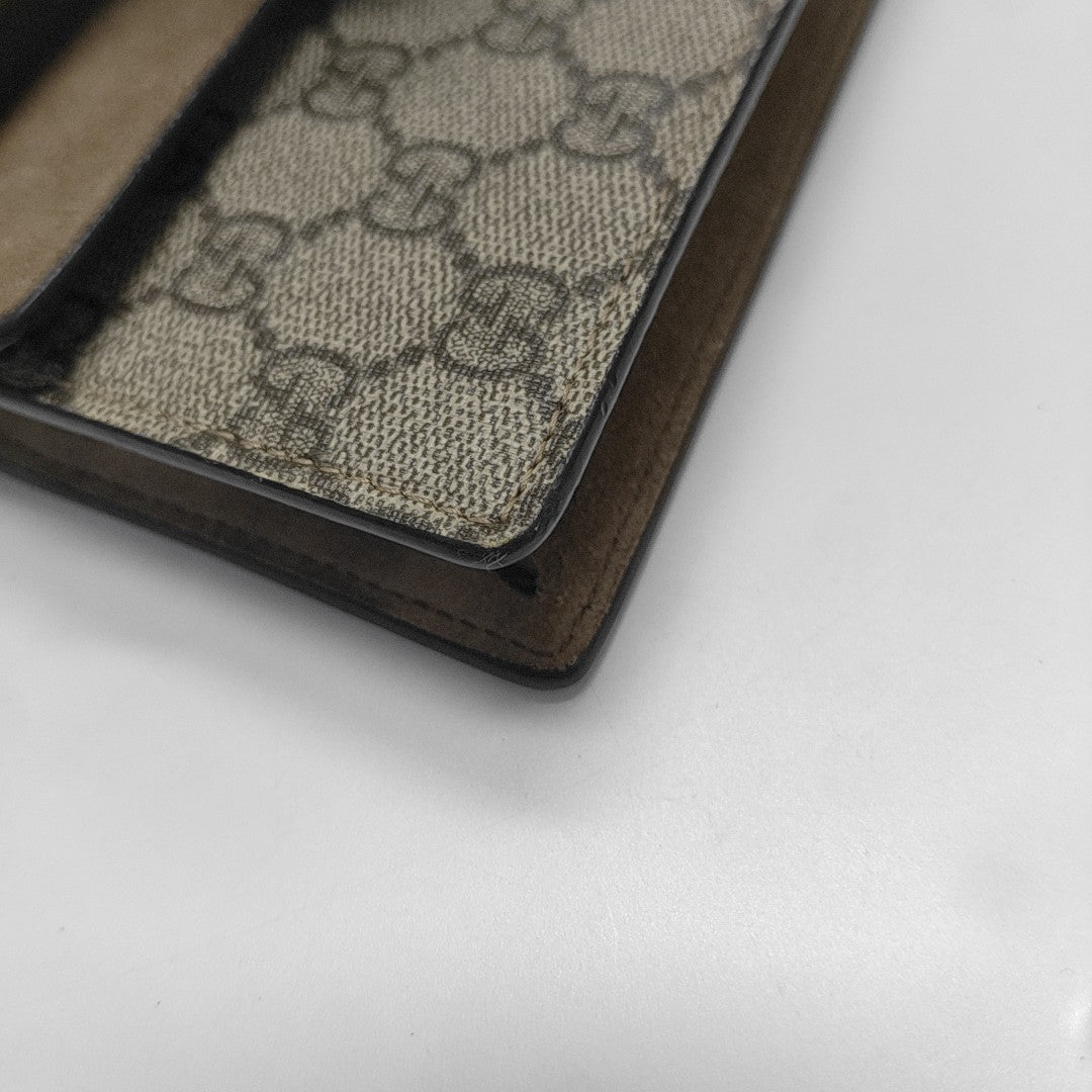 Dionysus Super Mini Monogram Coated Canvas Beige