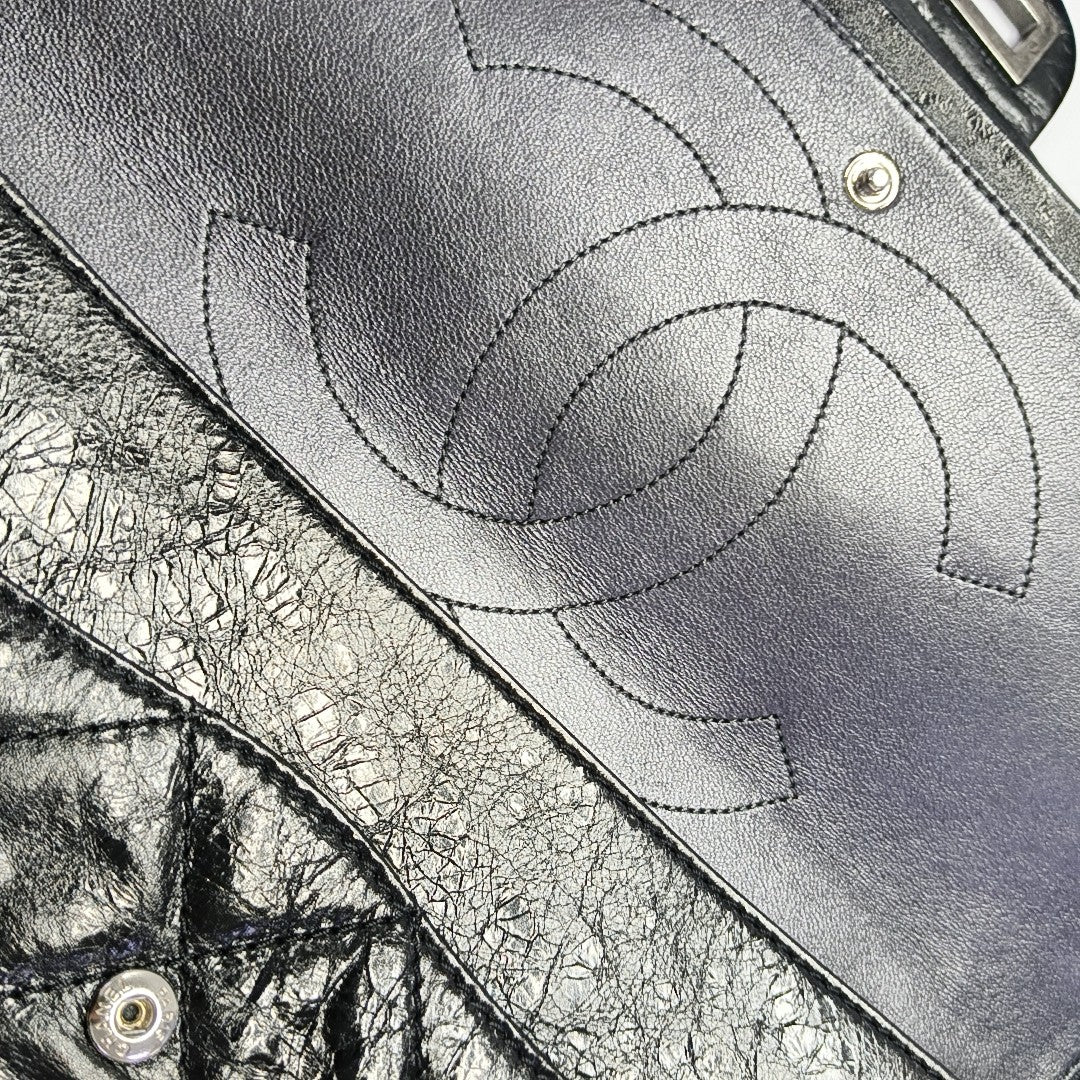 2.55 227 Quilted Calfskin Black