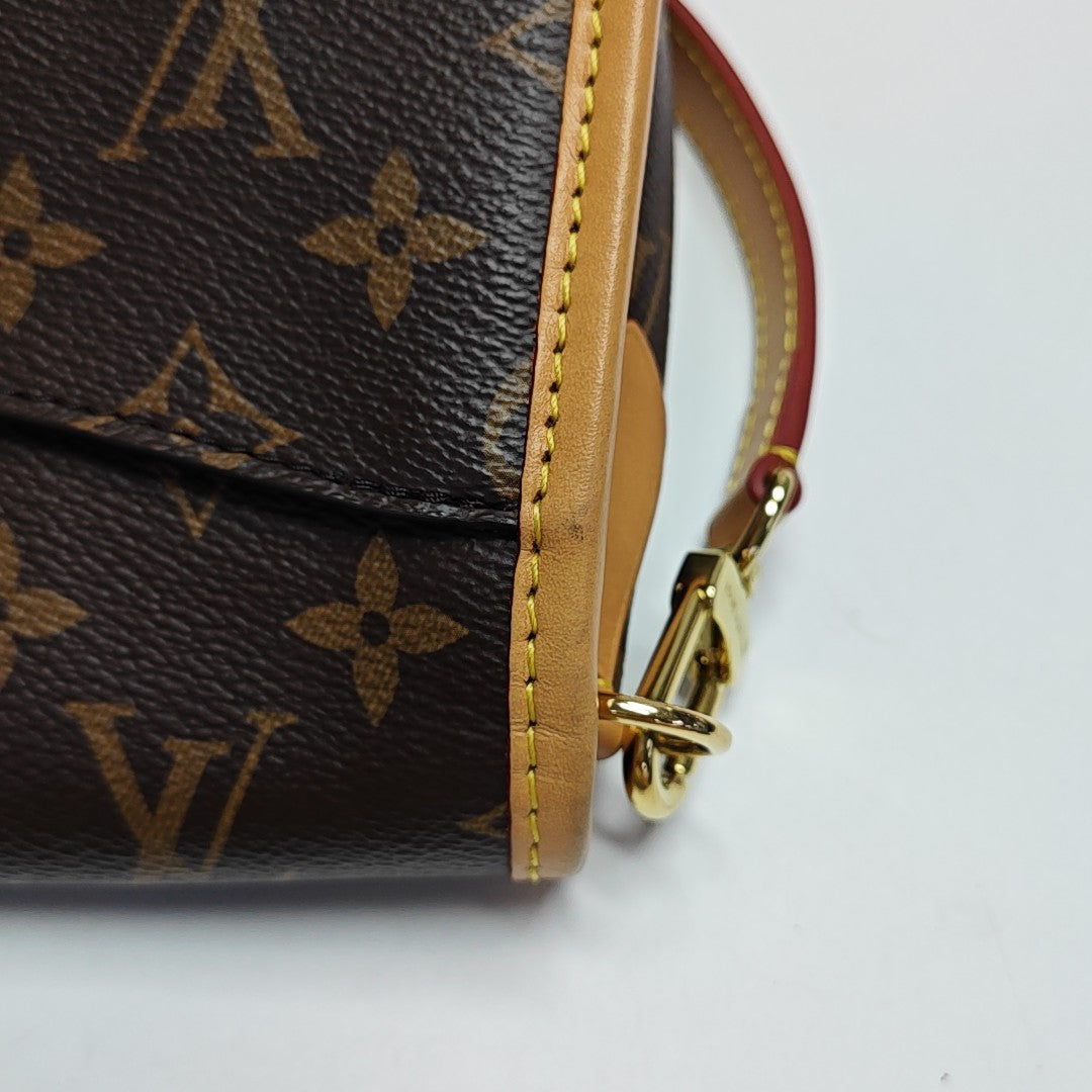 DIANE Monogram Coated Canvas Brown