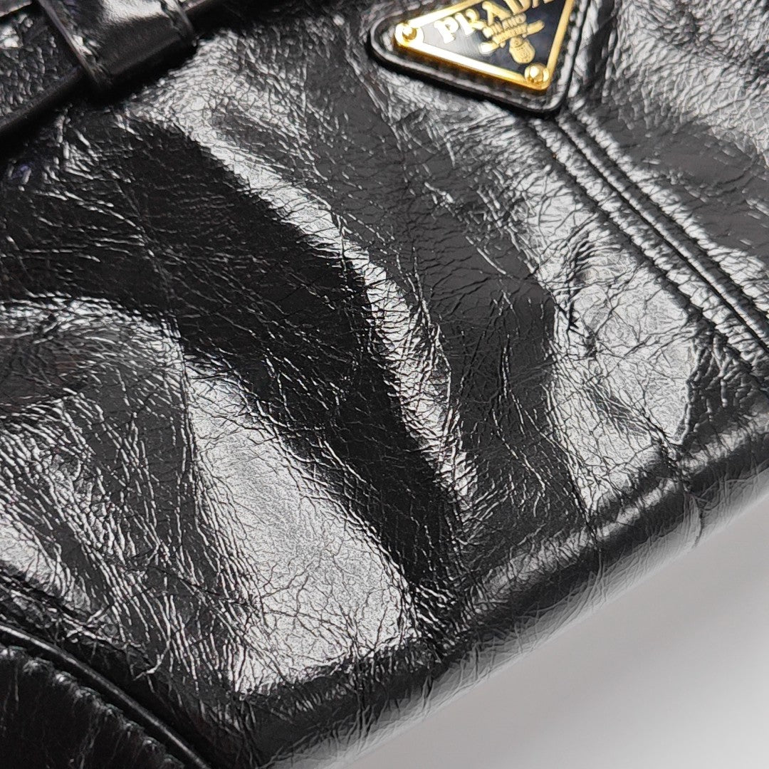 Bonnie Medium Calfskin Black
