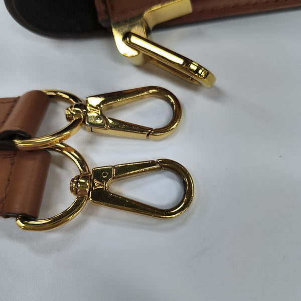 DAUPHINE Mini Monogram Coated Canvas Brown