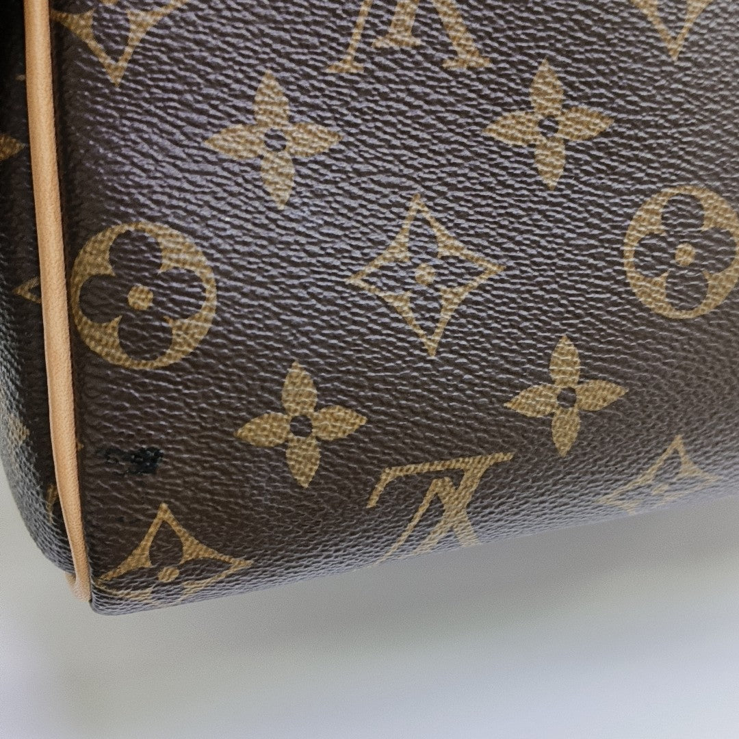 DOPP Monogram Coated Canvas Brown
