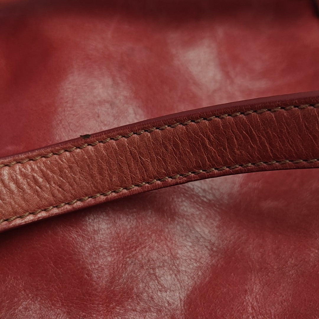 Bow Calfskin Red