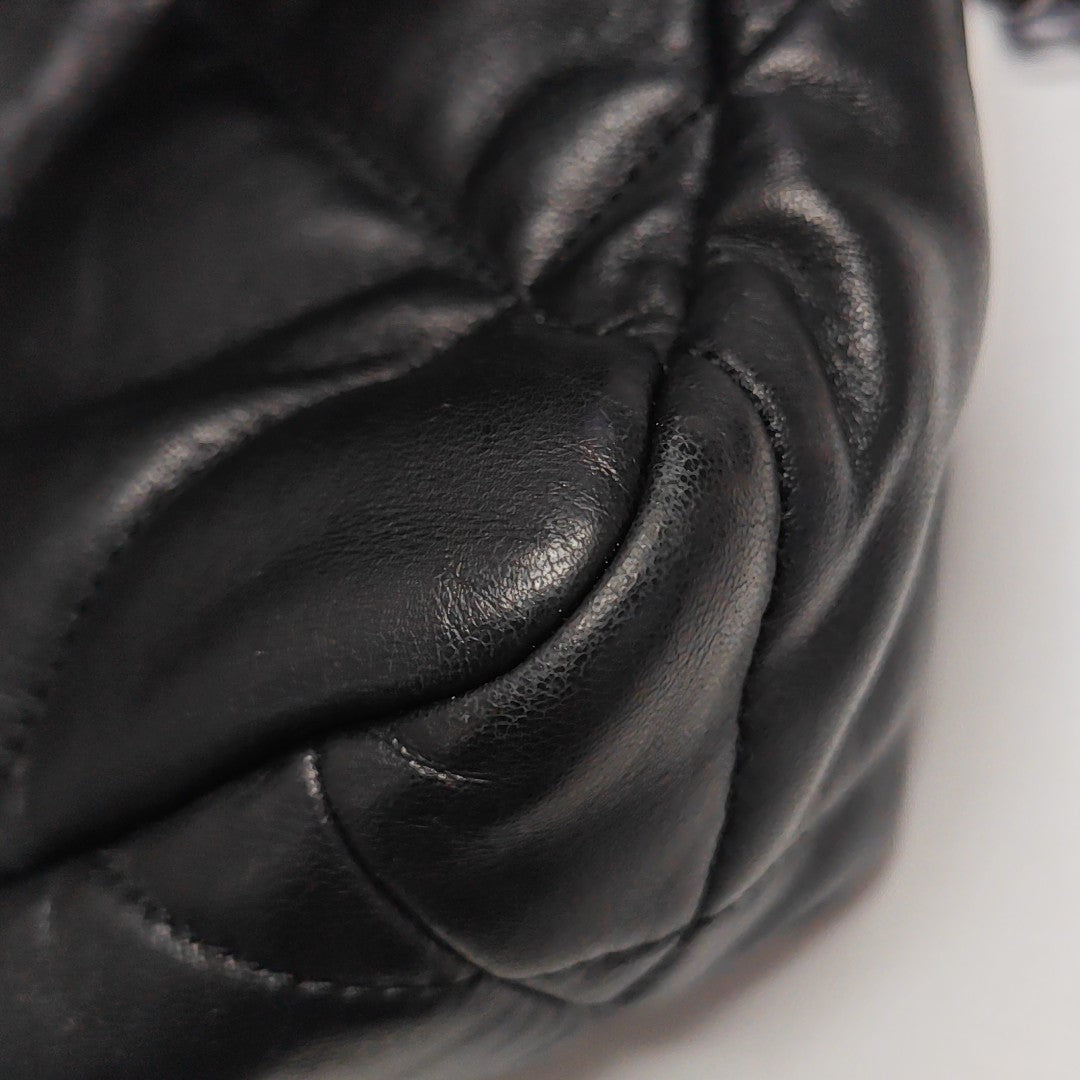 CHANEL 19 Small Quilted Lambskin Black