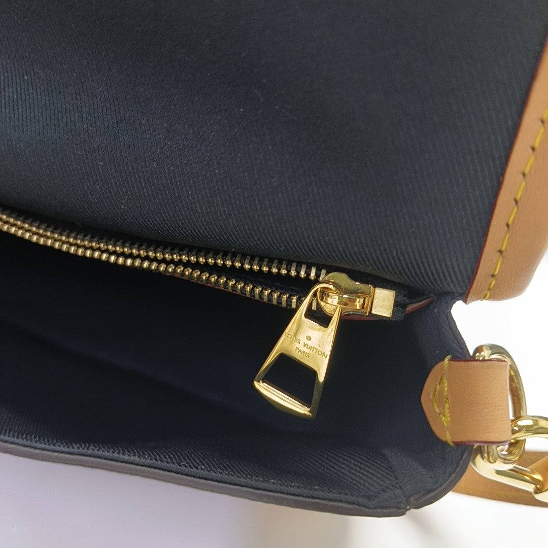 DIANE Monogram Coated Canvas Brown