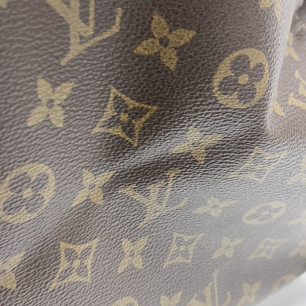 SAC SOUPLE 55 Monogram Coated Canvas Brown