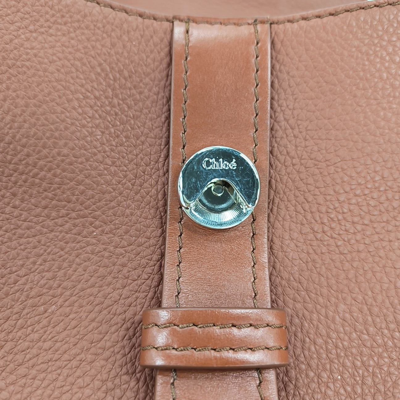 Aby Small Calfskin Brown