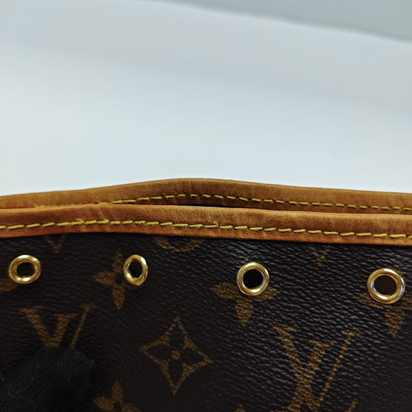 NÉONOÉ Nano Monogram Coated Canvas Brown