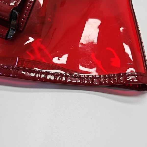 Plastic Tote Bag Red