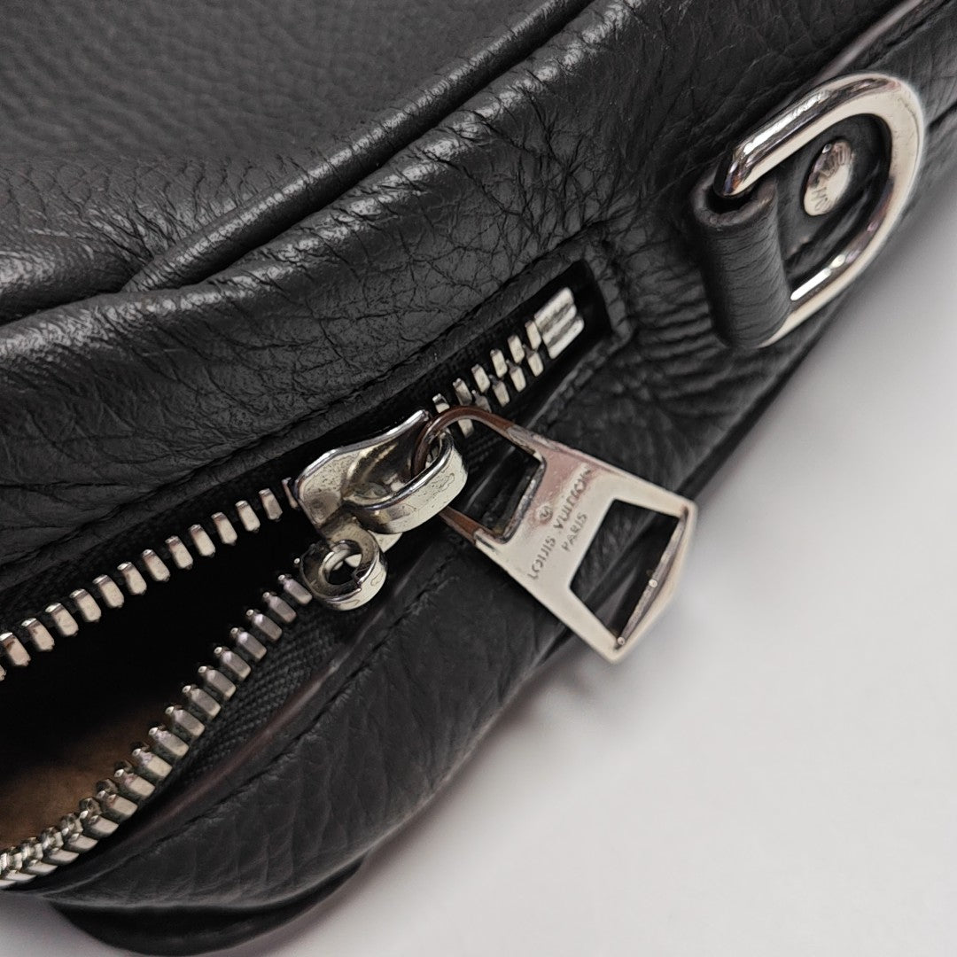Calfskin Top Handle Bag Gray