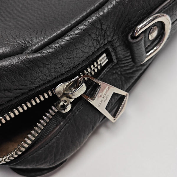 Calfskin Top Handle Bag Gray