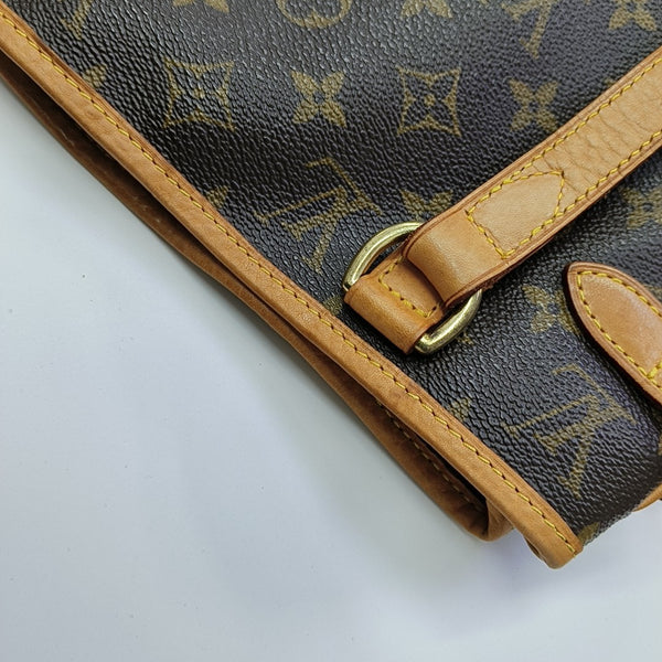 BATIGNOLLES MM Monogram Coated Canvas Brown