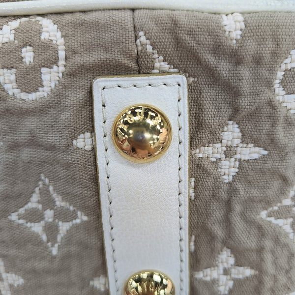 SABBIA BESACE Monogram Canvas Brown