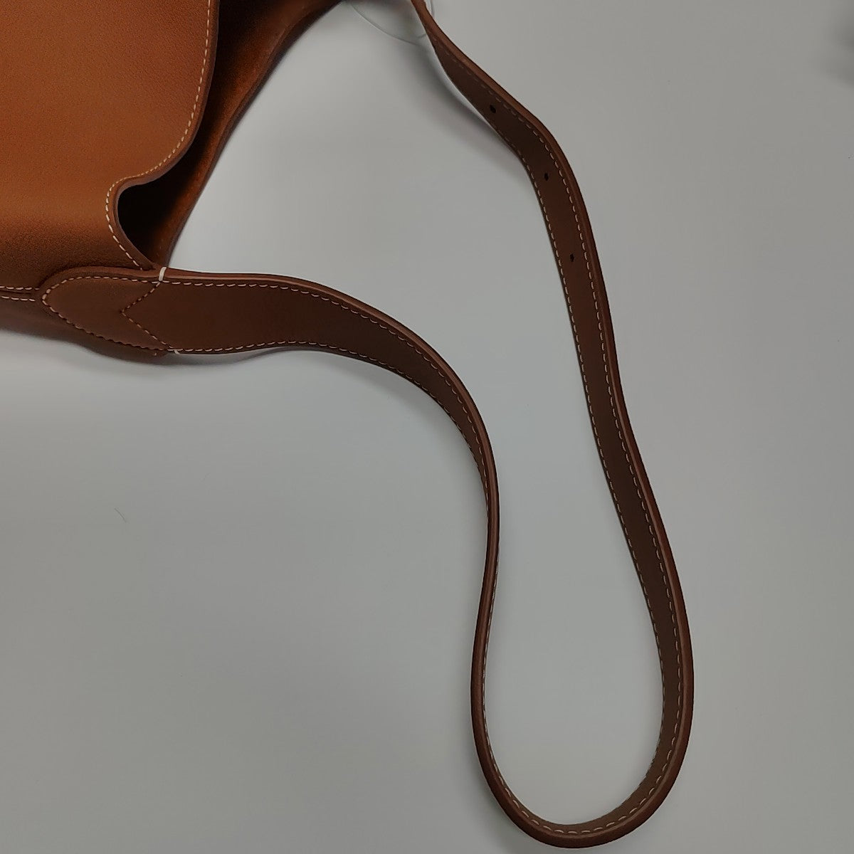 LOW KEY HOBO PM Monogram Calfskin Brown