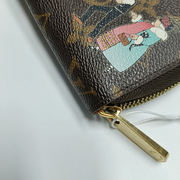 ZIPPY Monogram Coated Canvas Brown Wallet
