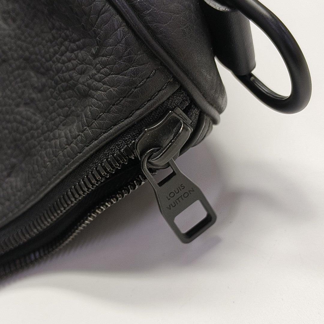 KEEPALL 35 Monogram Calfskin Black