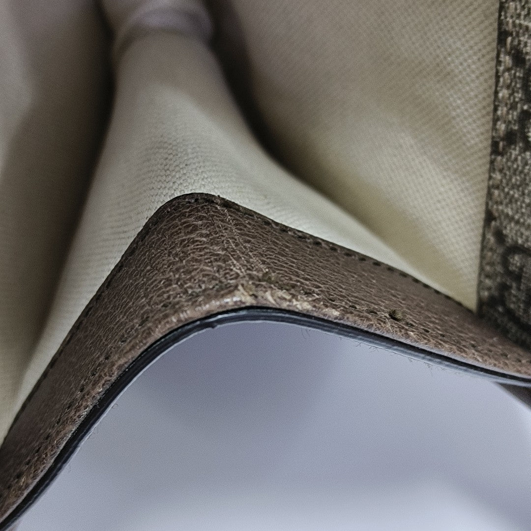 Neo Vintage Small Monogram Coated Canvas Beige