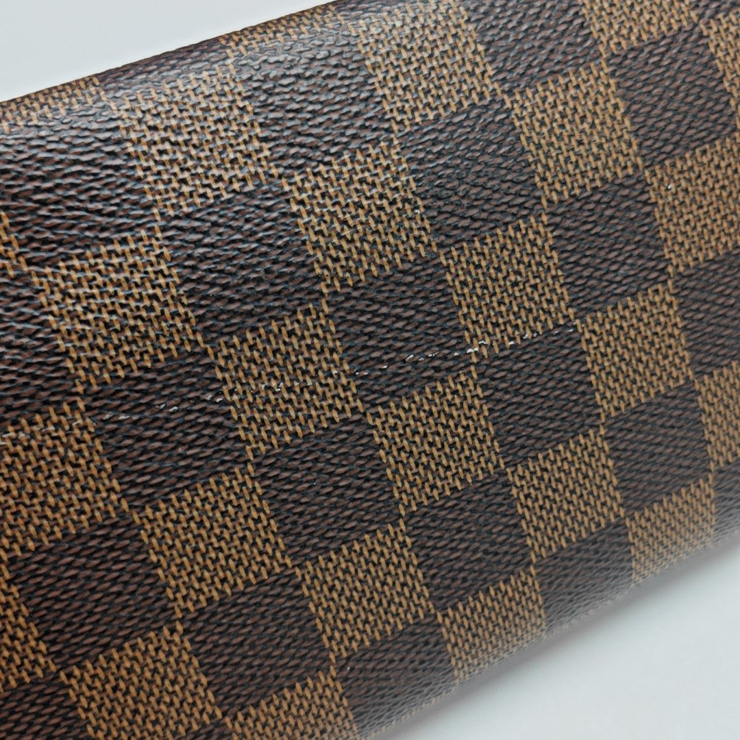 JOSÉPHINE Damier Ebene Coated Canvas Brown Wallet
