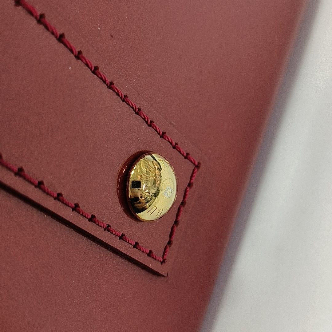 ALMA BB Monogram Patent Leather Red