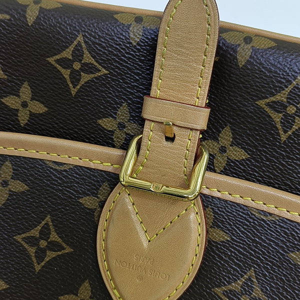 DIANE Monogram Coated Canvas Brown