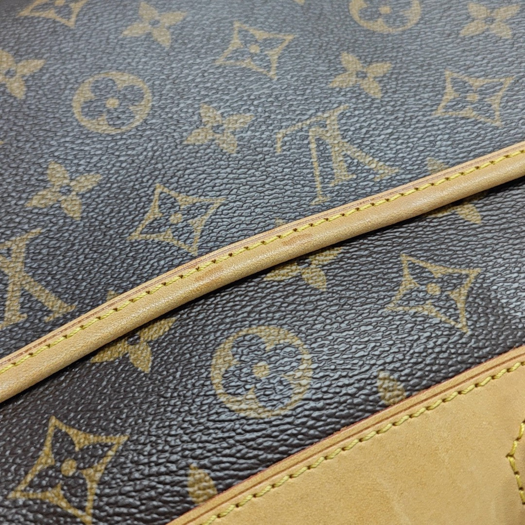 DEAUVILLE Monogram Coated Canvas Brown