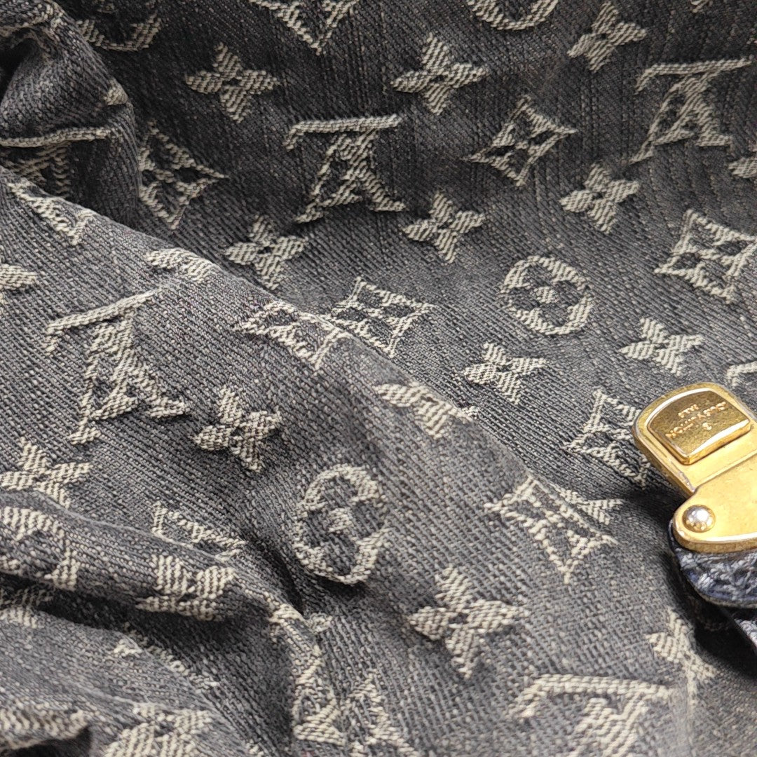 SOLAR Monogram Denim Black
