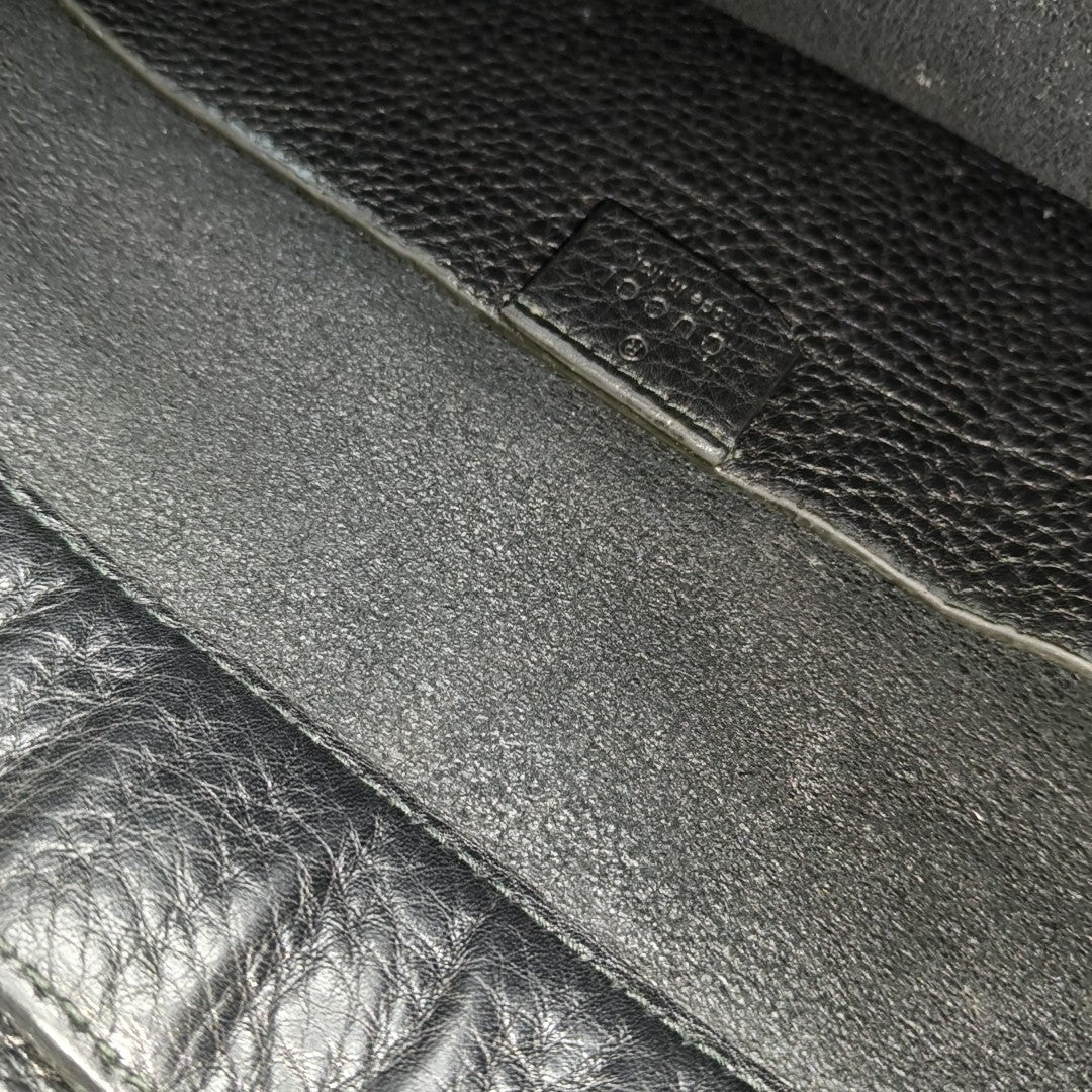Calfskin Shoulder Bag Black
