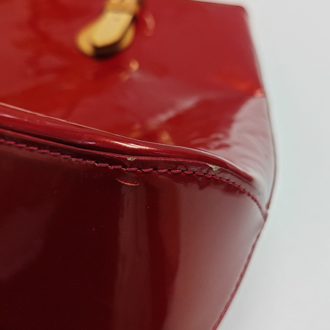 BRENTWOOD Monogram Patent Leather Red