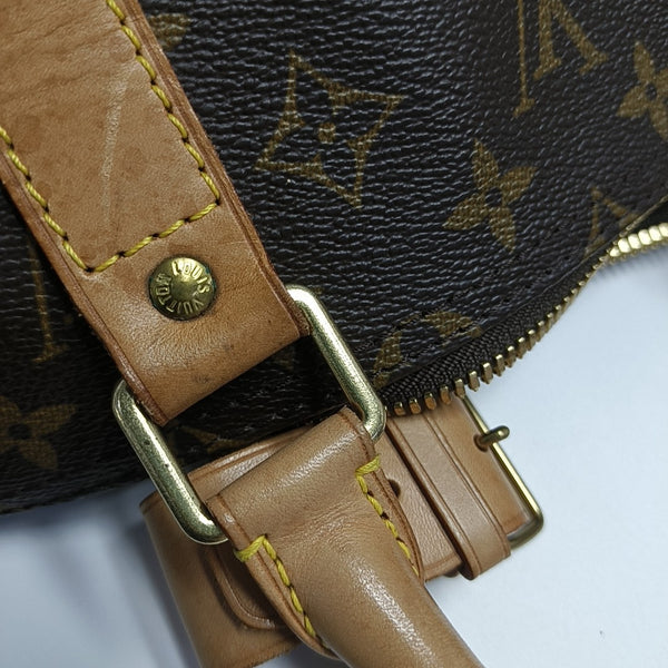 SAC SOUPLE 55 Monogram Coated Canvas Brown