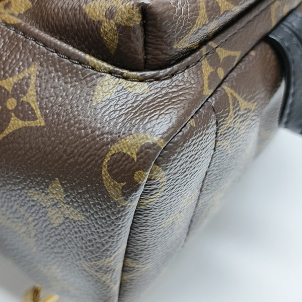 PALM SPRINGS Mini Monogram Coated Canvas Brown