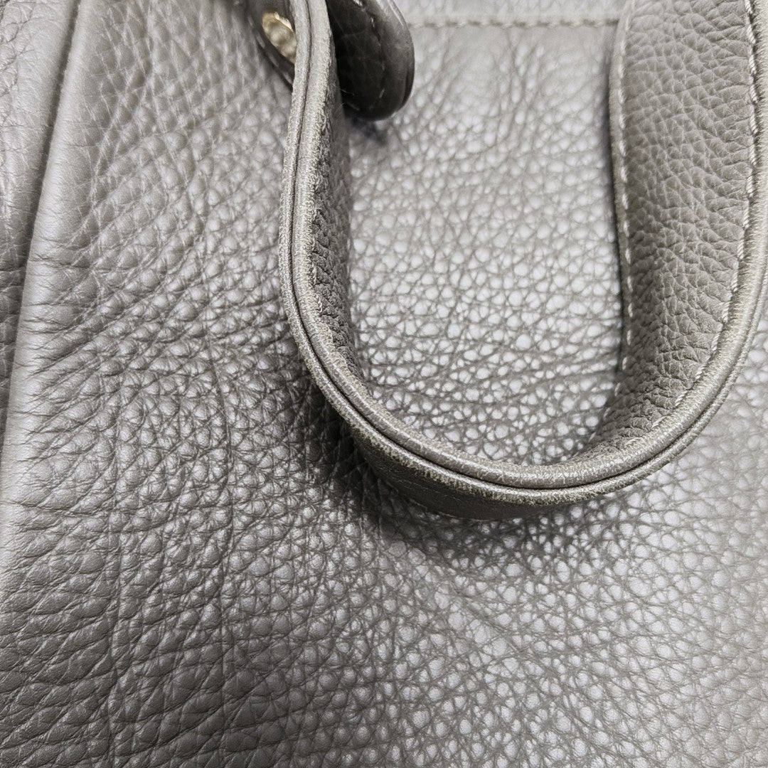 Greenwich Hobo Bag Calfskin Gray