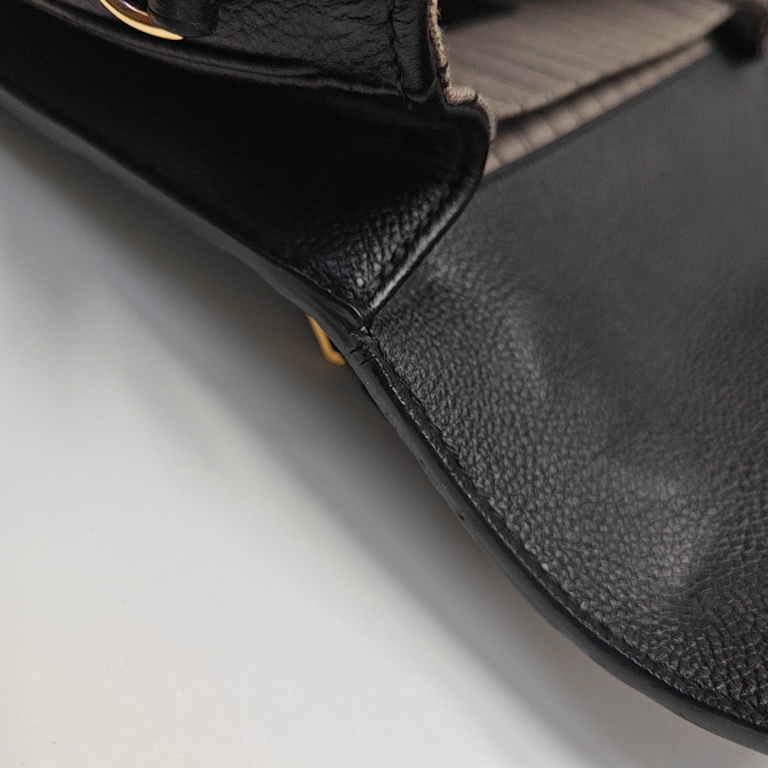 MÉTIS MM Monogram Calfskin Black