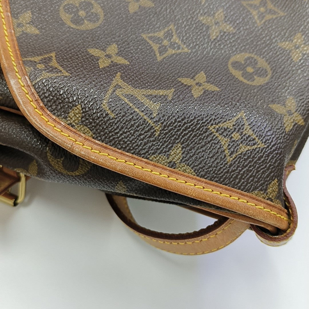 SAUMUR 30 Monogram Coated Canvas Brown