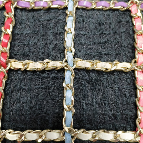 Fabric Top Handle Bag Black