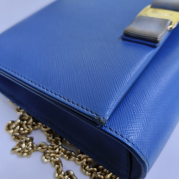 Ginny Calfskin Blue