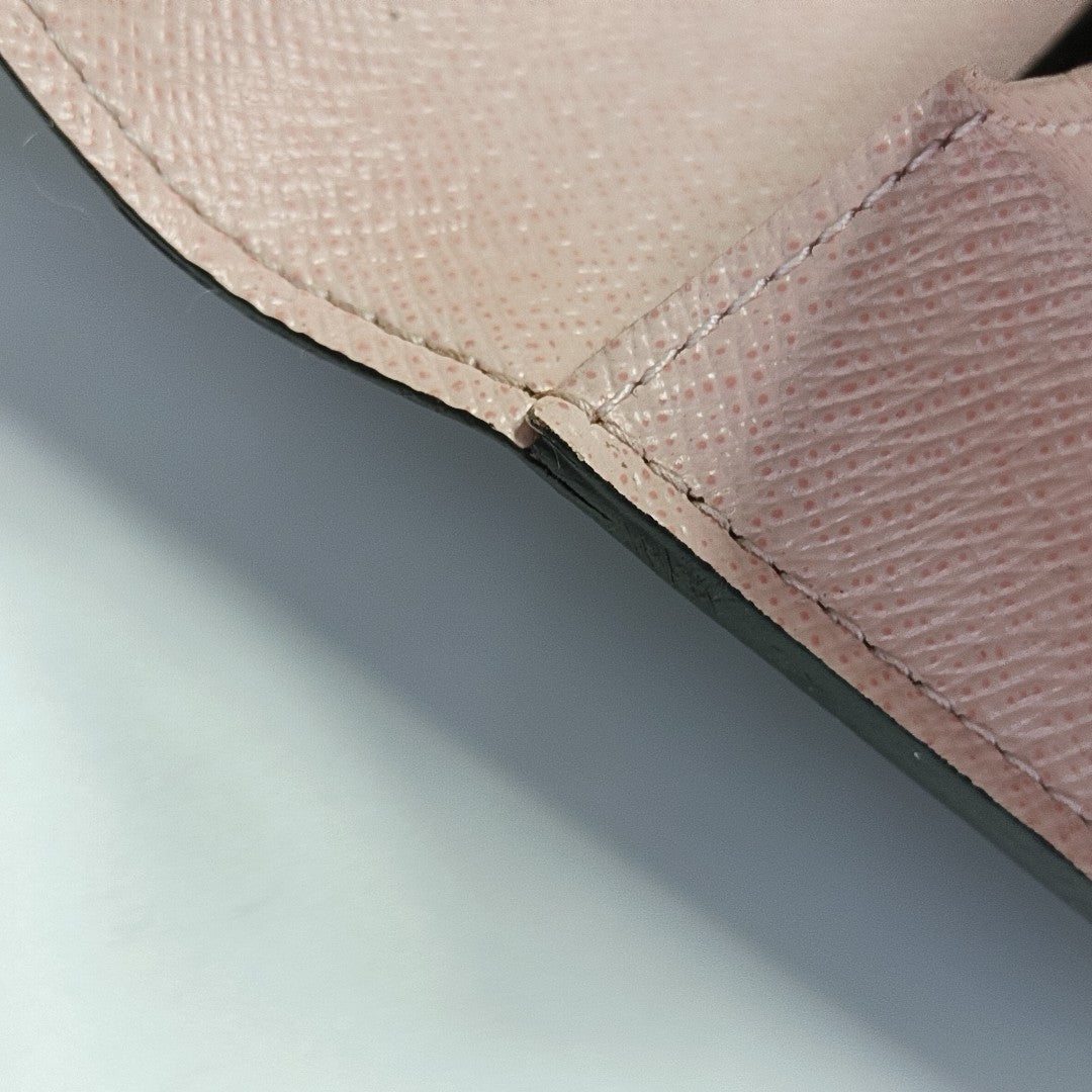 EMILIE Monogram Coated Canvas Brown Wallet