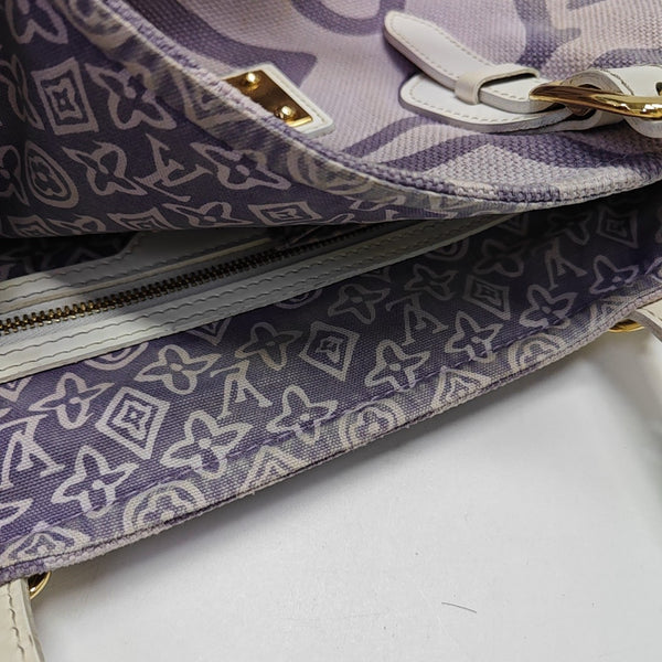 TAHITIENNE CABAS MM Monogram Canvas Purple