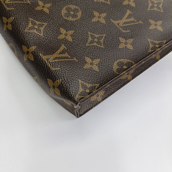 TOILET POCKET 26 Monogram Coated Canvas Brown